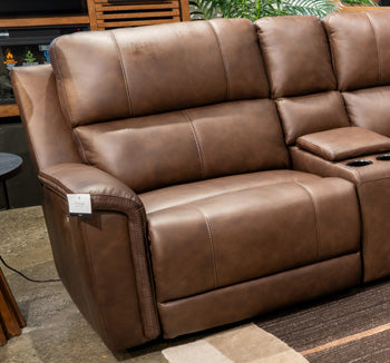 Bleckley Power Reclining Sectional Loveseat - Theo's Factory Direct Mattress & Furniture (Columbus, OH)