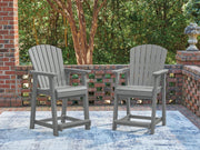 Sanctuary Beach Outdoor Counter Height Bar Stool (Set of 2) - Theo's Factory Direct Mattress & Furniture (Columbus, OH)