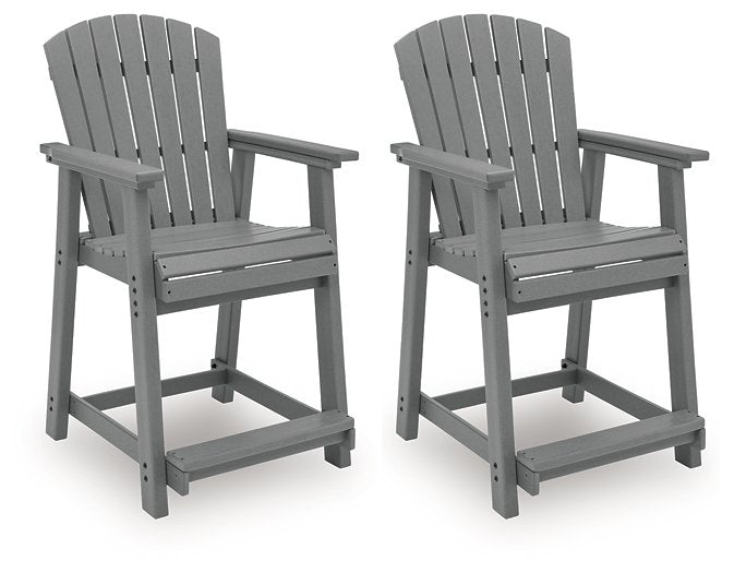 Sanctuary Beach Outdoor Counter Height Bar Stool (Set of 2) - Theo's Factory Direct Mattress & Furniture (Columbus, OH)