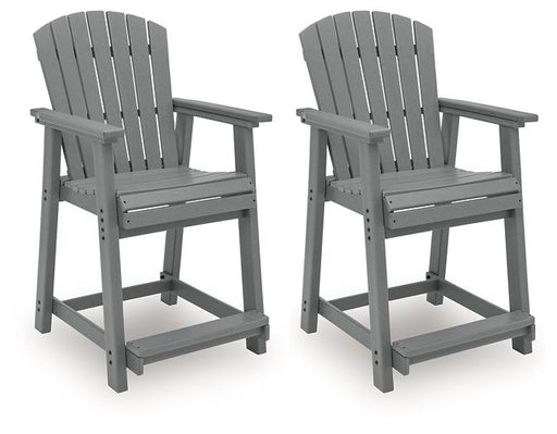 Sanctuary Beach Outdoor Counter Height Bar Stool (Set of 2) - Theo's Factory Direct Mattress & Furniture (Columbus, OH)