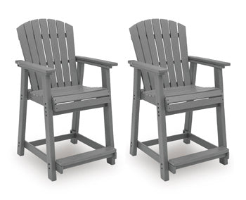 Sanctuary Beach Outdoor Counter Height Bar Stool (Set of 2) - Theo's Factory Direct Mattress & Furniture (Columbus, OH)