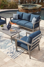 Gali Outdoor Sofa/Chairs/Table Set (Set of 4) - Theo's Factory Direct Mattress & Furniture (Columbus, OH)
