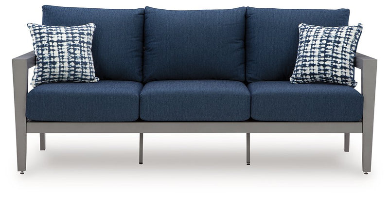 Gali Outdoor Sofa/Chairs/Table Set (Set of 4) - Theo's Factory Direct Mattress & Furniture (Columbus, OH)