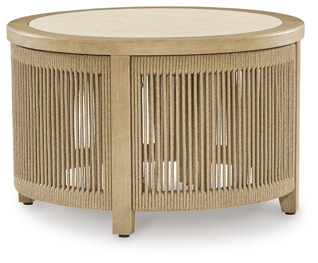 Spooners Cove Outdoor Coffee Table - Theo's Factory Direct Mattress & Furniture (Columbus, OH)