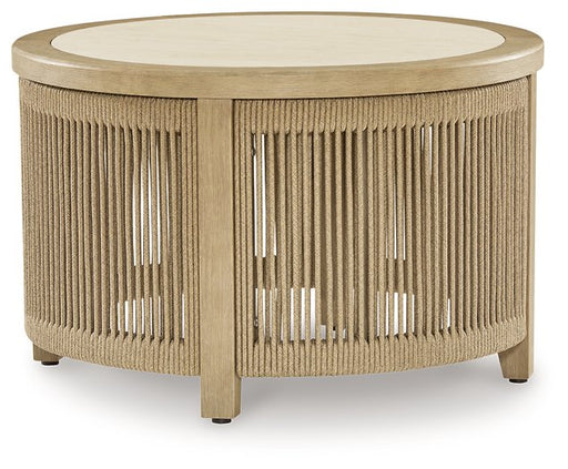 Spooners Cove Outdoor Coffee Table - Theo's Factory Direct Mattress & Furniture (Columbus, OH)