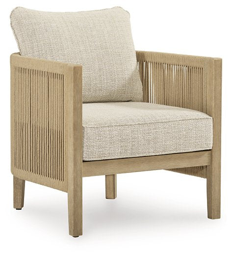 Spooners Cove Outdoor Lounge Chair with Cushion (Set of 2) - Theo's Factory Direct Mattress & Furniture (Columbus, OH)