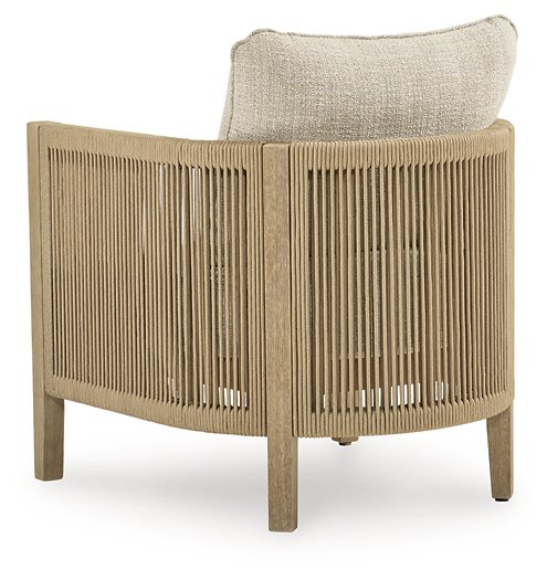 Spooners Cove Outdoor Lounge Chair with Cushion (Set of 2) - Theo's Factory Direct Mattress & Furniture (Columbus, OH)