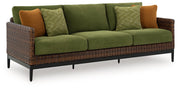 Horizon Hall Outdoor Sofa with Cushion - Theo's Factory Direct Mattress & Furniture (Columbus, OH)