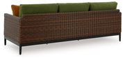 Horizon Hall Outdoor Sofa with Cushion - Theo's Factory Direct Mattress & Furniture (Columbus, OH)