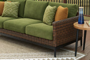 Horizon Hall Outdoor Sofa with Cushion - Theo's Factory Direct Mattress & Furniture (Columbus, OH)