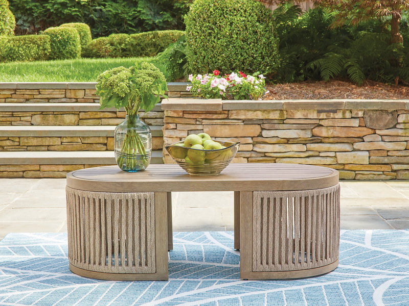 Serena Shores Outdoor Coffee Table - Theo's Factory Direct Mattress & Furniture (Columbus, OH)