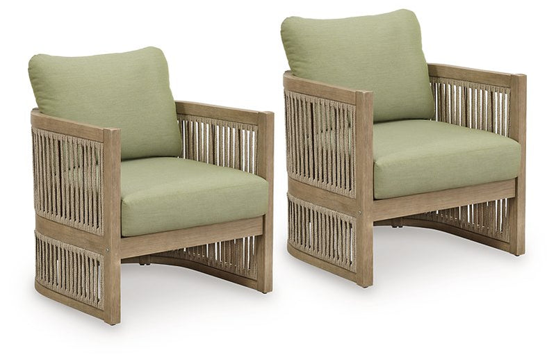 Serena Shores Outdoor Lounge Chair (Set of 2) - Theo's Factory Direct Mattress & Furniture (Columbus, OH)