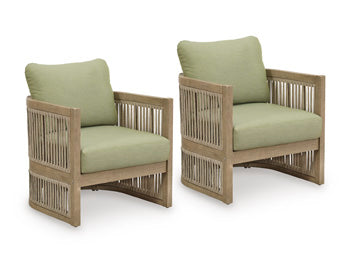 Serena Shores Outdoor Lounge Chair (Set of 2) - Theo's Factory Direct Mattress & Furniture (Columbus, OH)