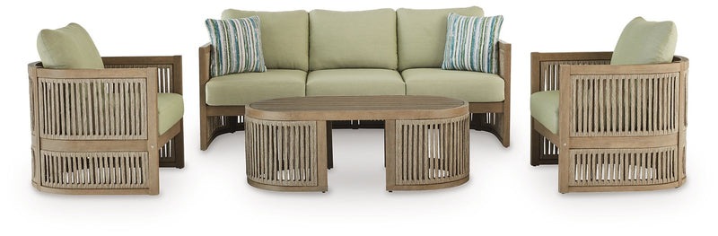 Serena Shores Outdoor Seating Set - Theo's Factory Direct Mattress & Furniture (Columbus, OH)