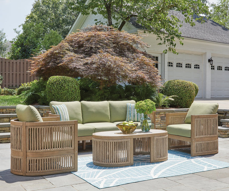 Serena Shores Outdoor Seating Set - Theo's Factory Direct Mattress & Furniture (Columbus, OH)