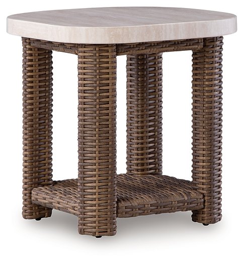 Dolan Creek Outdoor End Table - Theo's Factory Direct Mattress & Furniture (Columbus, OH)