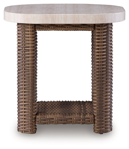 Dolan Creek Outdoor End Table - Theo's Factory Direct Mattress & Furniture (Columbus, OH)
