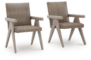 Cliff Trails Outdoor Arm Chair (Set of 2) - Theo's Factory Direct Mattress & Furniture (Columbus, OH)