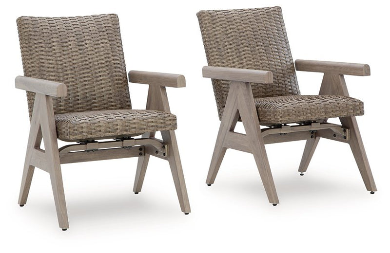 Cliff Trails Outdoor Rocking Arm Chair (Set of 2) - Theo's Factory Direct Mattress & Furniture (Columbus, OH)