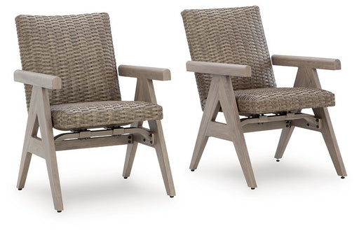 Cliff Trails Outdoor Rocking Arm Chair (Set of 2) - Theo's Factory Direct Mattress & Furniture (Columbus, OH)