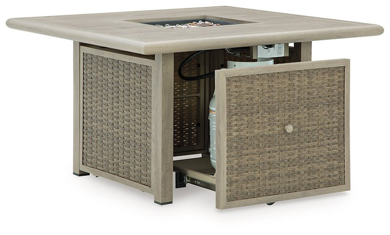 Cliff Trails Fire Pit Table - Theo's Factory Direct Mattress & Furniture (Columbus, OH)