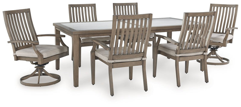 Rainier Ranch Outdoor Dining Package - Theo's Factory Direct Mattress & Furniture (Columbus, OH)