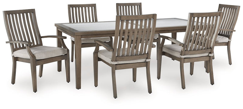 Rainier Ranch Outdoor Dining Package - Theo's Factory Direct Mattress & Furniture (Columbus, OH)
