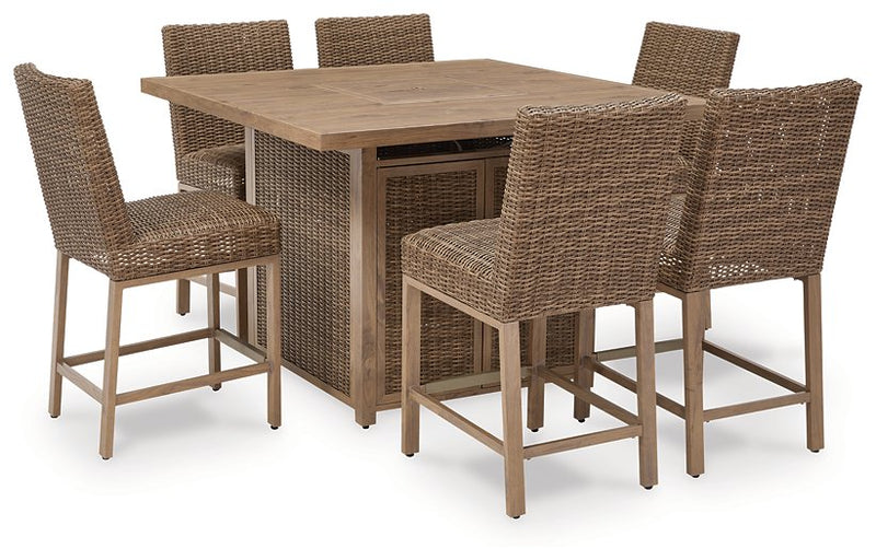Walton Bridge Outdoor Dining Set - Theo's Factory Direct Mattress & Furniture (Columbus, OH)