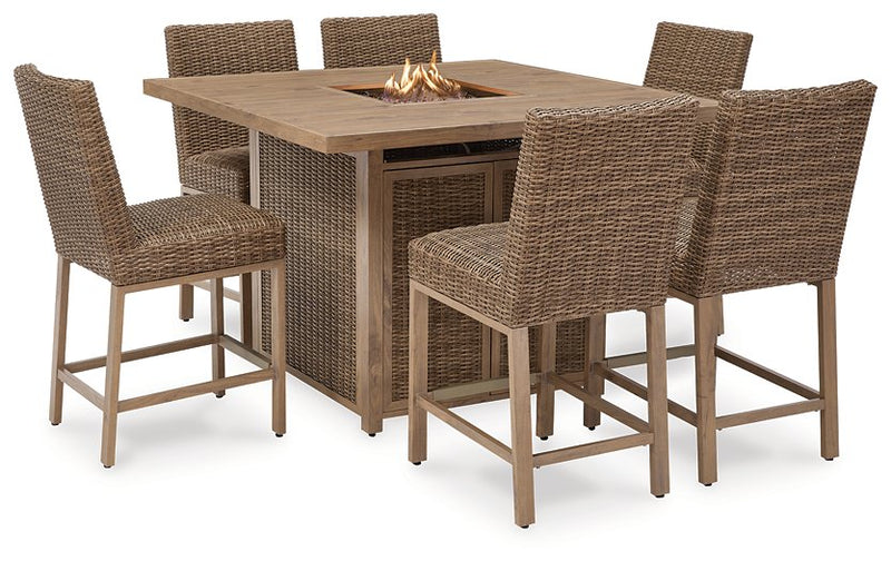 Walton Bridge Outdoor Dining Set - Theo's Factory Direct Mattress & Furniture (Columbus, OH)