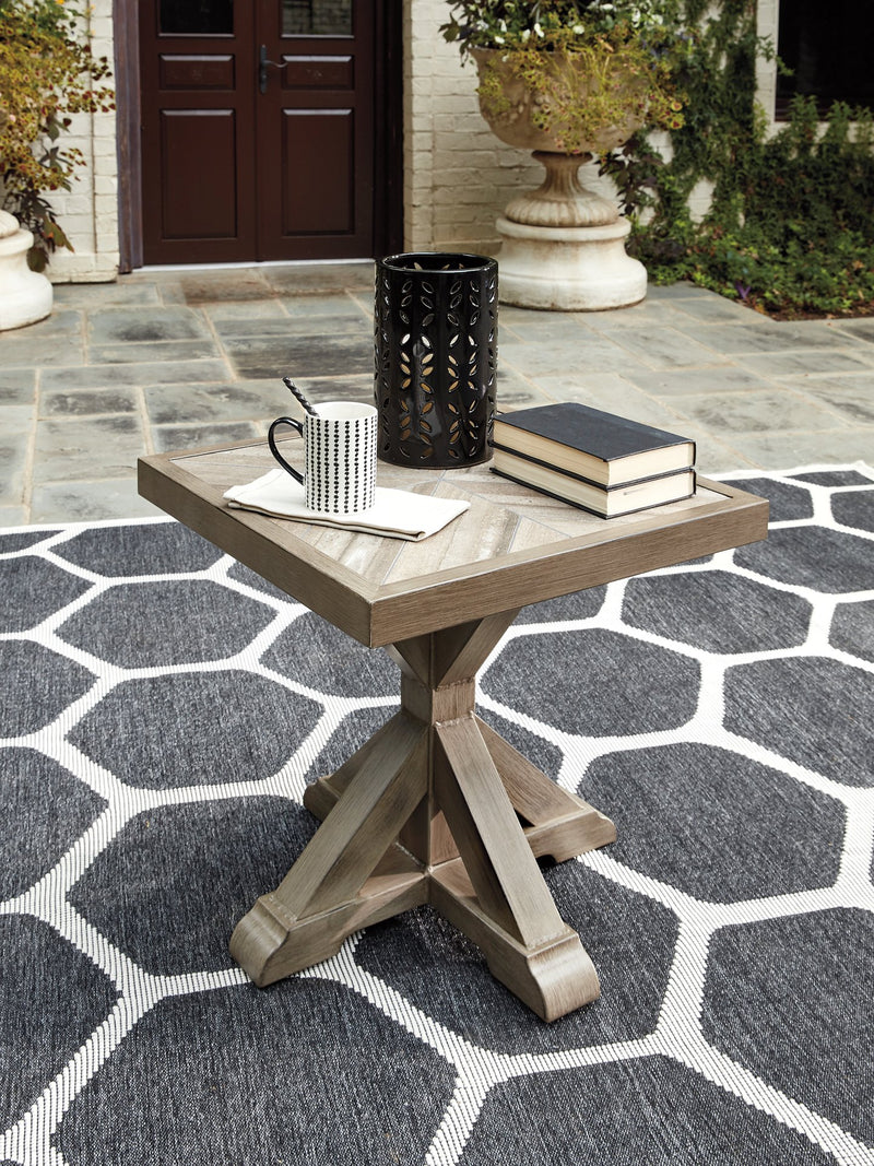 Beachcroft Outdoor End Table - Theo's Factory Direct Mattress & Furniture (Columbus, OH)