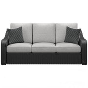 Beachcroft Outdoor Sofa with Cushion - Theo's Factory Direct Mattress & Furniture (Columbus, OH)