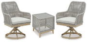Seton Creek Outdoor Seating Set - Theo's Factory Direct Mattress & Furniture (Columbus, OH)