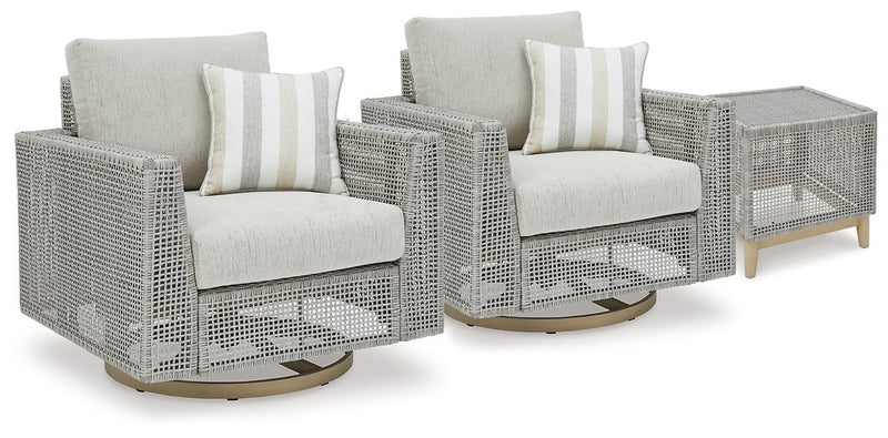 Seton Creek Outdoor Seating Set - Theo's Factory Direct Mattress & Furniture (Columbus, OH)