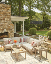 Clare View Outdoor Sectional - Theo's Factory Direct Mattress & Furniture (Columbus, OH)