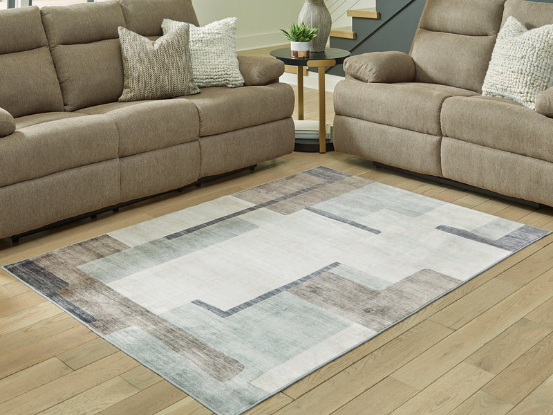 Larkport Washable Area Rug - Theo's Factory Direct Mattress & Furniture (Columbus, OH)