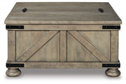 Aldwin Coffee Table With Storage - Theo's Factory Direct Mattress & Furniture (Columbus, OH)