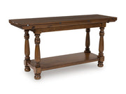 Sturlayne Flip Top Sofa Table - Theo's Factory Direct Mattress & Furniture (Columbus, OH)