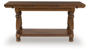 Sturlayne Flip Top Sofa Table - Theo's Factory Direct Mattress & Furniture (Columbus, OH)