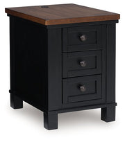 Wildenauer Chairside End Table - Theo's Factory Direct Mattress & Furniture (Columbus, OH)