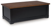 Wildenauer Lift-Top Coffee Table - Theo's Factory Direct Mattress & Furniture (Columbus, OH)