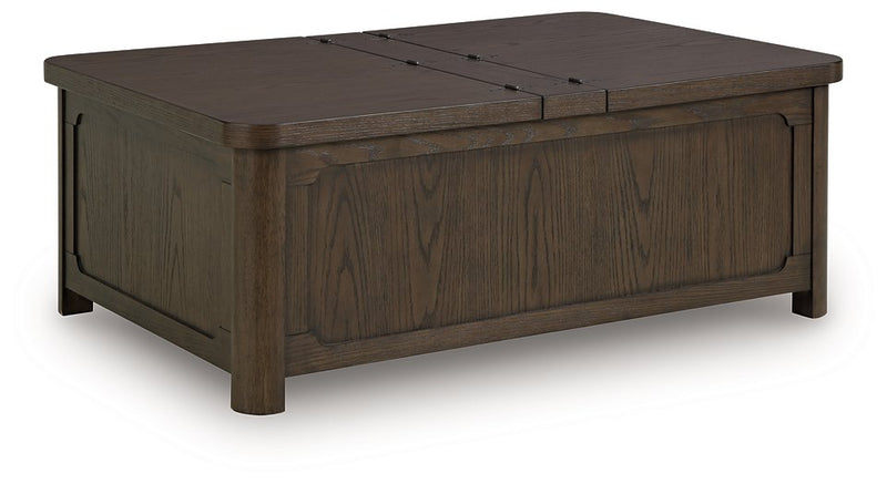 Breckington Coffee Table With Storage - Theo's Factory Direct Mattress & Furniture (Columbus, OH)