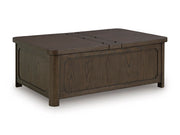 Breckington Coffee Table With Storage - Theo's Factory Direct Mattress & Furniture (Columbus, OH)