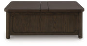 Breckington Coffee Table With Storage - Theo's Factory Direct Mattress & Furniture (Columbus, OH)