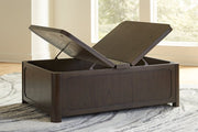 Breckington Coffee Table With Storage - Theo's Factory Direct Mattress & Furniture (Columbus, OH)