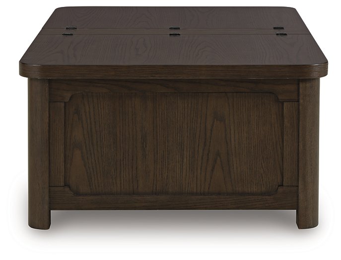 Breckington Coffee Table With Storage - Theo's Factory Direct Mattress & Furniture (Columbus, OH)