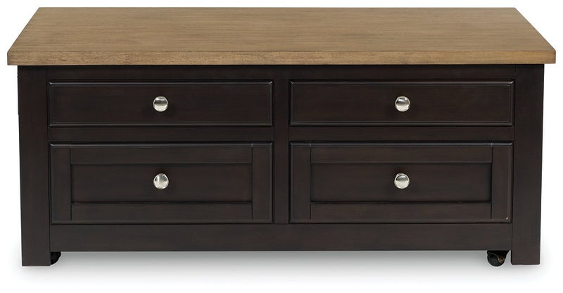 Drazmine Lift-Top Coffee Table - Theo's Factory Direct Mattress & Furniture (Columbus, OH)