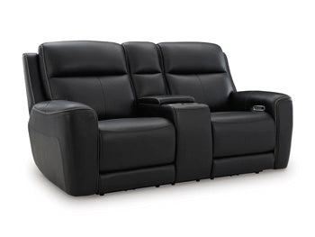 5Z-Relaxation Power Reclining Loveseat with Console - Theo's Factory Direct Mattress & Furniture (Columbus, OH)