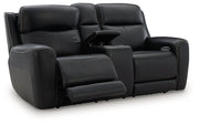 5Z-Comfort Power Reclining Loveseat with Console - Theo's Factory Direct Mattress & Furniture (Columbus, OH)