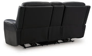 5Z-Relaxation Power Reclining Loveseat with Console - Theo's Factory Direct Mattress & Furniture (Columbus, OH)