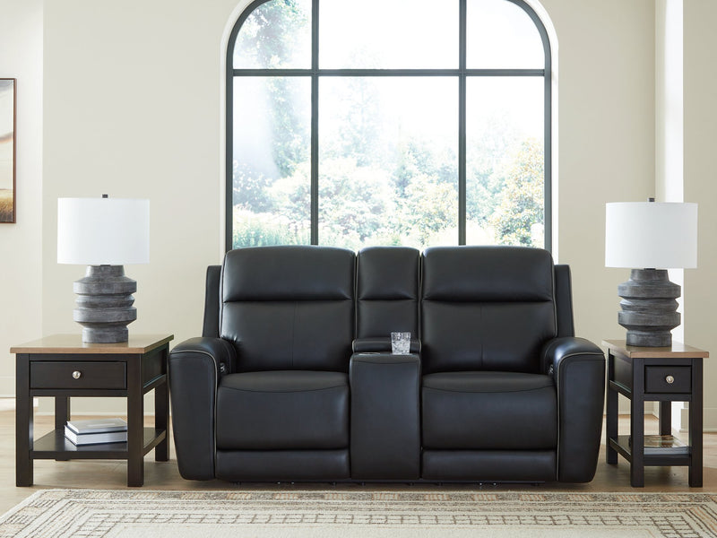 5Z-Relaxation Power Reclining Loveseat with Console - Theo's Factory Direct Mattress & Furniture (Columbus, OH)